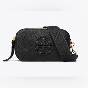 |Tory Burch | Mini Miller Crossbody | black pebbled leather